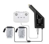 LYONGTECK Cargador de Coche para dji Air 2S,Mavic Air 2 Drone Batería, 3 en 1 12V Accesorio de Centro Puerto de Carga de Baterías