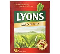 Lyon's Te Negro Gold Blend Bolsitas de Te en Forma Pirmide 160 Bolsas Estndar