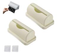 Lyoveu 2Pcs Trash Bag Dispenser,Bag Dispenser for Bottom of Bin, Trash Bag Holder for Plastic Bags, Garbage Bag Holder Dispenser for Cabinet, Punch-Free Kitchen Plastic Bag Holder