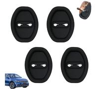 Lyoveu 4pcs Car Silicone Door Latch Protective Cover,Car Door Lock Decorative Covers Door Lock Protective Covers for Cars,Vehicle Doors Locks Guard Stopper Set Auto Accessories