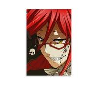 LYOZYMX Black Butler - Lienzo decorativo para pared, diseño clásico de anime, 20 x 30 cm, estilo sin marco