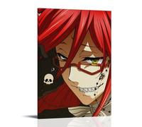 LYOZYMX Black Butler - Póster de anime clásico popular de anime para pared, pintura decorativa para dormitorio, póster de 30 x 45 cm, estilo marco