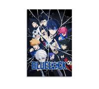 LYOZYMX Blue Lock - Póster decorativo de anime clásico de anime, pintura decorativa para dormitorio, 20 x 30 cm, estilo sin marco