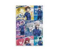 LYOZYMX Blue Lock - Póster decorativo de anime clásico de anime, pintura decorativa para dormitorio, 40 x 60 cm, estilo sin marco