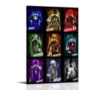 LYOZYMX Blue Lock - Póster decorativo de anime clásico de anime, pintura decorativa para dormitorio, 40 x 60 cm, estilo marco