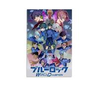 LYOZYMX Blue Lock - Póster decorativo de anime clásico de anime, pintura decorativa para dormitorio, 50 x 75 cm, estilo sin marco