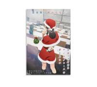 LYOZYMX Rascal Does Not Dream of Santa Claus - Póster clásico de anime popular para pared, pintura decorativa para dormitorio, 20 x 30 cm, estilo sin marco