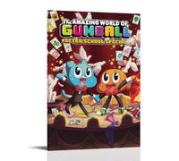 LYOZYMX The Amazing World of Gumball - Póster de anime clásico de anime popular para pared, pintura decorativa para dormitorio, póster de 40 x 60 cm, estilo marco