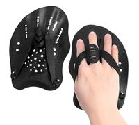 LYPPUL 1 par Palas de Natación, Paletas de Mano para Natación con Correas Ajustables, Paletas de Natación, Pala Natación para Entrenamiento de Fuerza y Piscina, Accesorios para Adultos y Niños