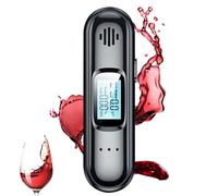 LYPPUL Alcoholimetro, Mini Alcoholimetro Digital Homologado, Sensor Semiconductor Probador de Alcohol con Pantalla LCD, Alcoholímetro con Función de Alarma para Uso Doméstico y Profesional