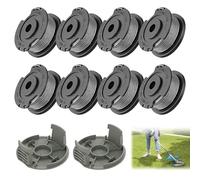 LYPPUL Bobina de hilo para cortacésped compatible con Bosch EasGrassCut 18-230, bobina de hilo de repuesto, bobina de hilo de repuesto, bobina de repuesto para cortacésped Ø 1,6 mm - 6,1 m (longitud 8