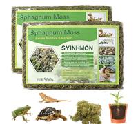 LYPPUL Esphagnum para Planta, 2 x 500 g de Musgo Sphagnum para Plantas, plantación de Musgo Sphagnum, Turba Orgánica para Orquídeas, Palitos de Musgo para Terrarios y Plantas de Interior
