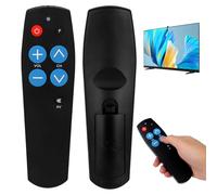 LYPPUL Mando a distancia universal, fácil de usar y configurar, control remoto para personas mayores para TV y dispositivos IR por cable