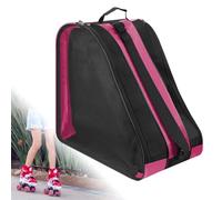 LYPPUL , Mochila para Patines, Bolsa para Patines de Tela Oxford, Bolsa Patines 4 Ruedas con Correa de Hombro Ajustable Mochila patiness Roller para Mujeres,Hombres（Rosa）