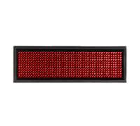 Lyqdxd USB recargable programable LED Mini nombre mensaje etiqueta insignia