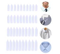 LYQNIHOB 40x férulas de plástico para Cuello de Camisa, Varillas Reforzadas de Plástico para Cuello de Camisa Masculina, Fortalece y Moldea el Cuello de tus Camisas con esta Set de Férulas de Plástico