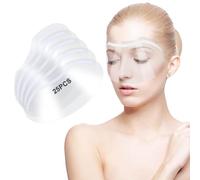 LYQNIHOB Visera de Protección Transparente para el Rostro, Pack de 25 Escudos de Plástico para Ojos, Ideal para Microblading y Extensiones de Pestañas, Suave y Translúcido Protector para Ducha y Más,