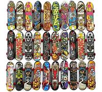 LYQQY Monopatines para Dedos, 30pcs Mini Diapasón Patineta Skateboard Fingerboard Juegos de Deportes Niños, Recompensas por Lecciones Escolares, 9.5x2x1.1cm (Color Aleatorio)