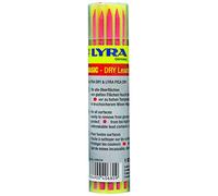 Lyra 4490018 - Minas para lápices (12 unidades, tinta borrable, 12 unidades), color rojo