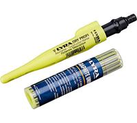 LYRA 4498103 - LYRA DRY PROFI lápiz mecánico para agujeros profundos, incluye sacapuntas y clip, 12 minas de grafito universal 2B, para todas las superficies, en blíster