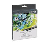 LYRA Aqua Brush Duo Rotuladores Pincel 2,4mm Colores Surtidos 24uds