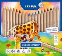 Lyra Germany Estuche metálico Color Giants Nature 18 unidades
