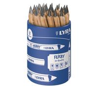 LYRA Ferby Nature Grafito B, bote 36 Unidades