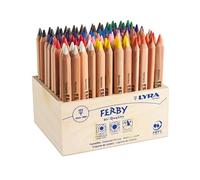 LYRA Ferby Lápices sin barnizar, Schoolpack, 96 unidades
