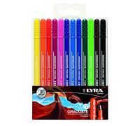 LYRA Graduate, Delineador de punta sintética, punta fina, Bolsa de plástico, colores surtidos