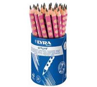 LYRA Groove Grafito B Lacado Rosa, Lápices de colores Bote 36 unidades