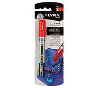 LYRA Mark All Rotulador permanente rojo, blíster, 1 unidad