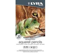 LYRA Rembrandt Aquarell, Lápices de Colores Acuarelables para Bellas Artes, hexagonal, Estuche de Metal, colores surtidos, 12 unidades