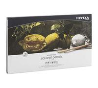 LYRA Rembrandt Aquarell, Lápices de Colores Acuarelables para Bellas Artes, hexagonal, Estuche de Metal, colores surtidos, 36 unidades