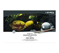 LYRA Rembrandt Aquarell, Lápices de Colores Acuarelables para Bellas Artes, hexagonal, Estuche de Metal, colores surtidos, 72 unidades