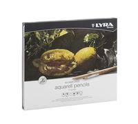 LYRA Rembrandt Aquarell, Lápices de Colores Acuarelables para Bellas Artes, hexagonal, Estuche de Metal, colores surtidos, 24 unidades
