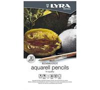 LYRA Rembrandt Aquarell, Lápices de Colores Acuarelables para Bellas Artes, hexagonal, Estuche de Metal, colores surtidos, 12 unidades