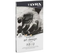 LYRA Rembrandt Art Design, Lápices de Grafito para Bellas Artes, hexagonal, Estuche de Metal, diferentes graduaciones, 12 unidads