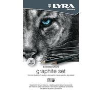 LYRA Lápices de esbozo Rembrandt Art Specials – Estuche de metal, set de grafito, 11 unidades