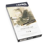 Lyra Rembrandt Carbón Set de Dibujo - Metal Regalo Estuche 12-2051112
