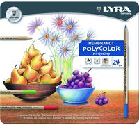 Lyra Rembrandt Polycolor Lápices de Colores en Regalo Lata Ideal para Arte