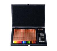 LYRA Rembrandt Polycolor, Lápices de Colores para Bellas Artes, Caja de Madera, 24 colores surtidos, 6 Lápices de Grafito, 30 unidades