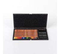 LYRA Rembrandt Polycolor, Lápices de Colores para Bellas Artes, Caja de Madera, 36 colores surtidos, 12 Lápices de Grafito, 48 unidades