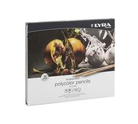 LYRA Rembrandt Polycolor, Lápices de Colores para Bellas Artes, redondo, Estuche de Metal, colores surtidos, 24 unidades