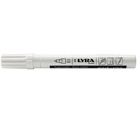 LYRA Rotulador para juntas L4450001-10-1, 2-4 mm, color blanco, 10 unidades