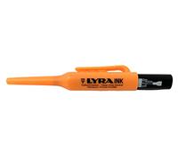 LYRA Rotulador para perforaciones profundas, color negro, 10 unidades, L4480099-10-1