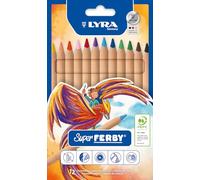 LYRA Super Ferby Natural Lápices de Colores, Multicolor, 12 Unidad (Paquete de 1) (L3711120)