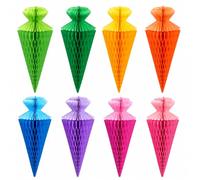 Lyramis Juego de 8 piezas para decoración de colegio, decoración para comienzo del colegio, bolsa de azúcar, colgante, introducción escolar, papel de seda, decoración de manualidades, para iniciar el