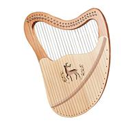 Lyre Set Music Harp Small 21 24 27 Cuerdas Madera Maciza Caoba Instrumento portátil Regalo Lira Arpa para Principiantes