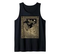 Lyrebird Constellation Tarot Card Oculto Camiseta sin Mangas