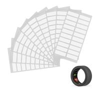 Lyreh 10 Hojas/200uds de Ajustador de Tamaño Anillo, Ajustador Tamaño Anillo Invisible Silicona para Anillos Sueltos Compatible con Oura Ring Gen 4/3 Ultra Human AIR y Ringconn 2/1